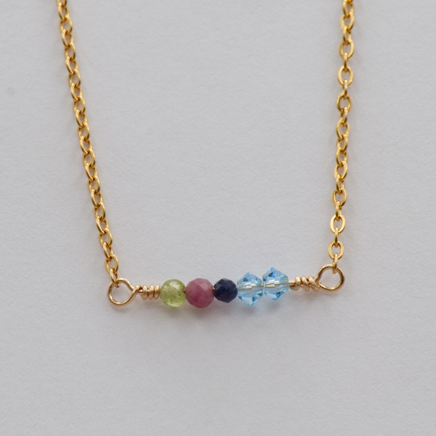 Natural Gemstone Birthstone Bracelet