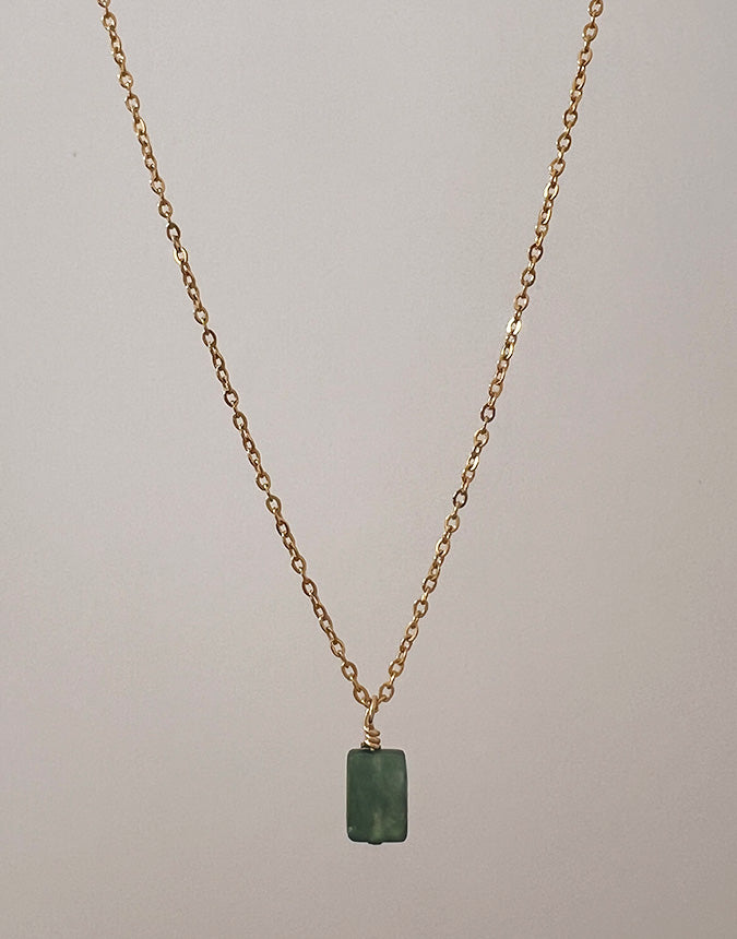 Moss Agate Necklace