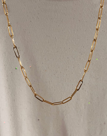 Paper Clip Chain Necklace