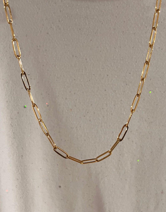 Paper Clip Chain Necklace