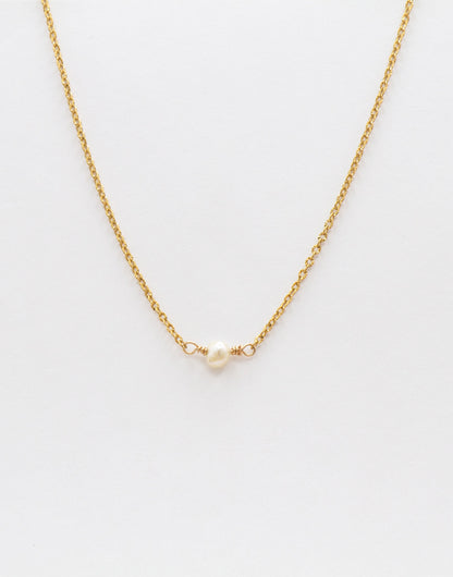 White Natural Freshwater Pearl Necklace